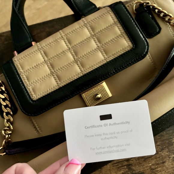 Authentic Jimmy Choo EUC Satchel - Picture 10 of 10